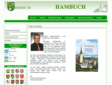 Tablet Screenshot of hambuch.info